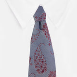 Kovove The Twining Paisley Blue Necktie For Men