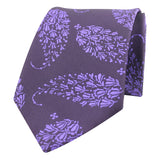 Kovove The Twining Paisley Purple Necktie