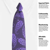 Kovove The Twining Paisley Purple Necktie