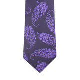 Kovove The Twining Paisley Purple Necktie