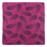 Kovove The Twining Paisley Pink Pocket Square