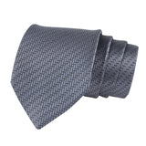 Kovove silver Solid Neck Tie For Men