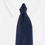 Kovove The Energise Self Pattern Navy Blue Necktie For Men