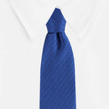 Kovove The Energise Self Pattern Blue Necktie For Men