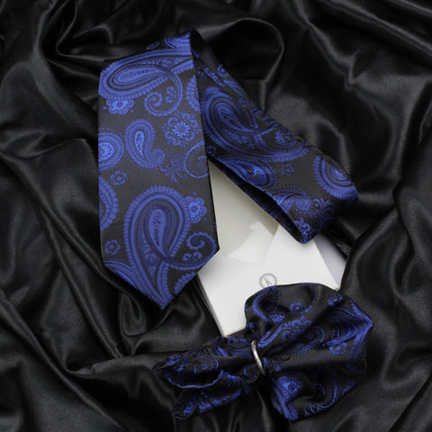 Neck Tie and Pocket Square Set for Men