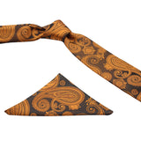 Neck Tie and Pocket Square Set for Men