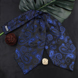 Kavove The Royal Paisley Black Cravat