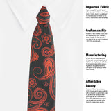 Kovove The Royal Paisley Red Necktie