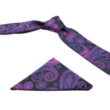 Neck Tie and Pocket Square Set for Men