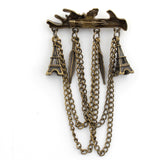 Kavove The Eiffel Tower Brass Colour Lapel Pin