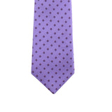 Kovove The Abstract Polka Fusion Purple Necktie For Men