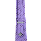 Kovove The Abstract Polka Fusion Purple Necktie For Men
