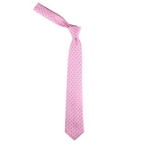 Kovove The Abstract Polka Fusion Pink Necktie For Men
