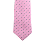 Kovove The Abstract Polka Fusion Pink Necktie For Men