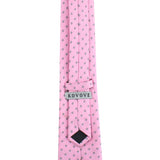 Kovove The Abstract Polka Fusion Pink Necktie For Men