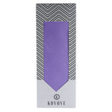 Kovove The Elegant Self Checkered Lavender Necktie For Men