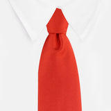 Kovove The Elegant Self Checkered Cherry Red Necktie For Men