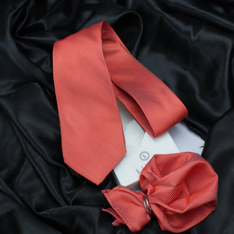 Neck Tie and Pocket Square Set for Men