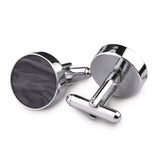 Kavove The Mix Trim Black Coloured Cufflinks For Men