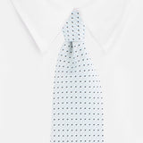 Kovove The Abstract Dash Line White Necktie For Men