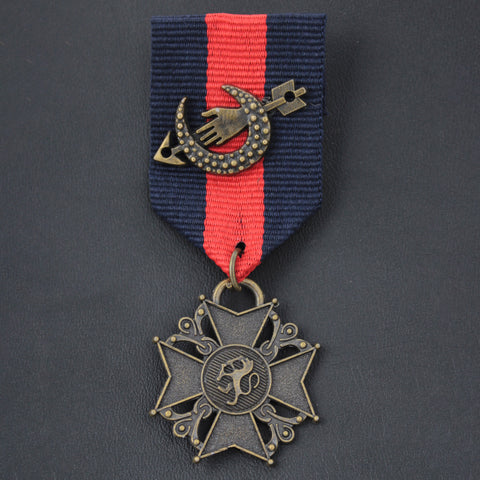 Kavove The Medallion Brass Colour Lapel Pin