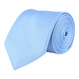 Kovove The Self Dash Line Blue Necktie For Men