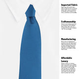 Kovove The Twining Dash Blue Necktie For Men