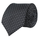 Kovove The Artistry Abstract Black Necktie For Men