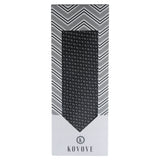 Kovove The Artistry Abstract Black Necktie For Men