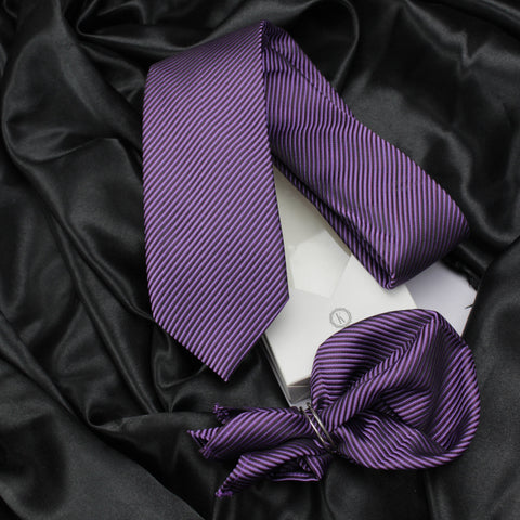 Neck Tie and Pocket Square Set for Men