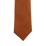 Kovove The Phoenix Striped Brown Necktie For Men