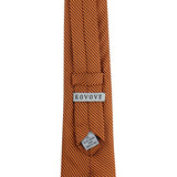 Kovove The Phoenix Striped Brown Necktie For Men