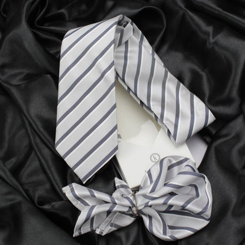 Neck Tie and Pocket Square Set for Men