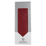 Kovove The Abstractzoid Red Necktie For Men