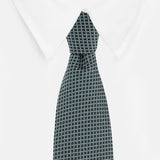 Kovove The Essentials Checkered Green Necktie For Men