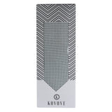 Kovove The Essentials Checkered White Necktie For Men