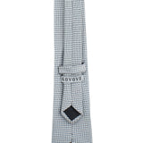 Kovove The Essentials Checkered White Necktie For Men