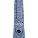 Kovove The Essentials Checkered Blue Necktie For Men