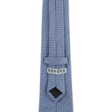 Kovove The Essentials Checkered Blue Necktie For Men