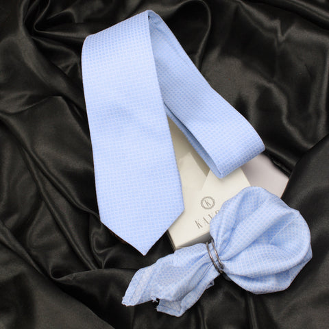 Neck Tie and Pocket Square Set for Men