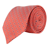 Kovove The Enchanting Polka Dot Red Necktie For Men