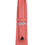 Kovove The Enchanting Polka Dot Red Necktie For Men