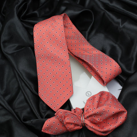 Neck Tie and Pocket Square Set for Men