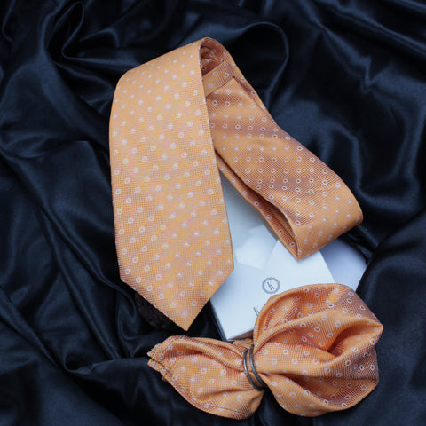 Neck Tie and Pocket Square Set for Men