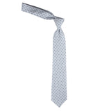 Kovove The Enchanting Polka Dot Grey Necktie For Men