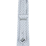 Kovove The Enchanting Polka Dot Grey Necktie For Men