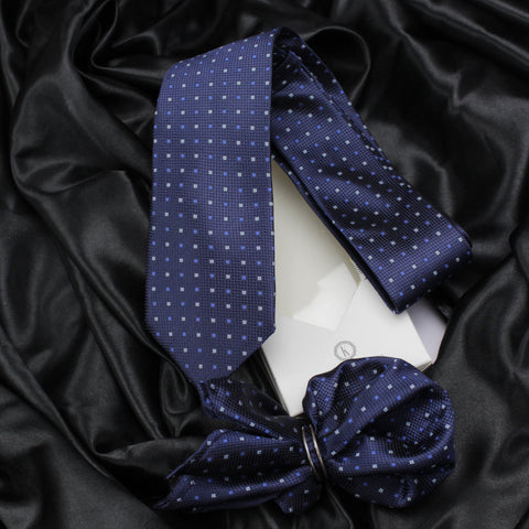 Neck Tie and Pocket Square Set for Men