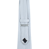 Kovove The Fine Line Twin Shade Abstract Grey Necktie For Men