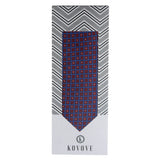 Kovove The Radiant Checkered  Maroon Necktie For Men