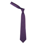 Kovove The Radiant Checkered  Maroon Necktie For Men